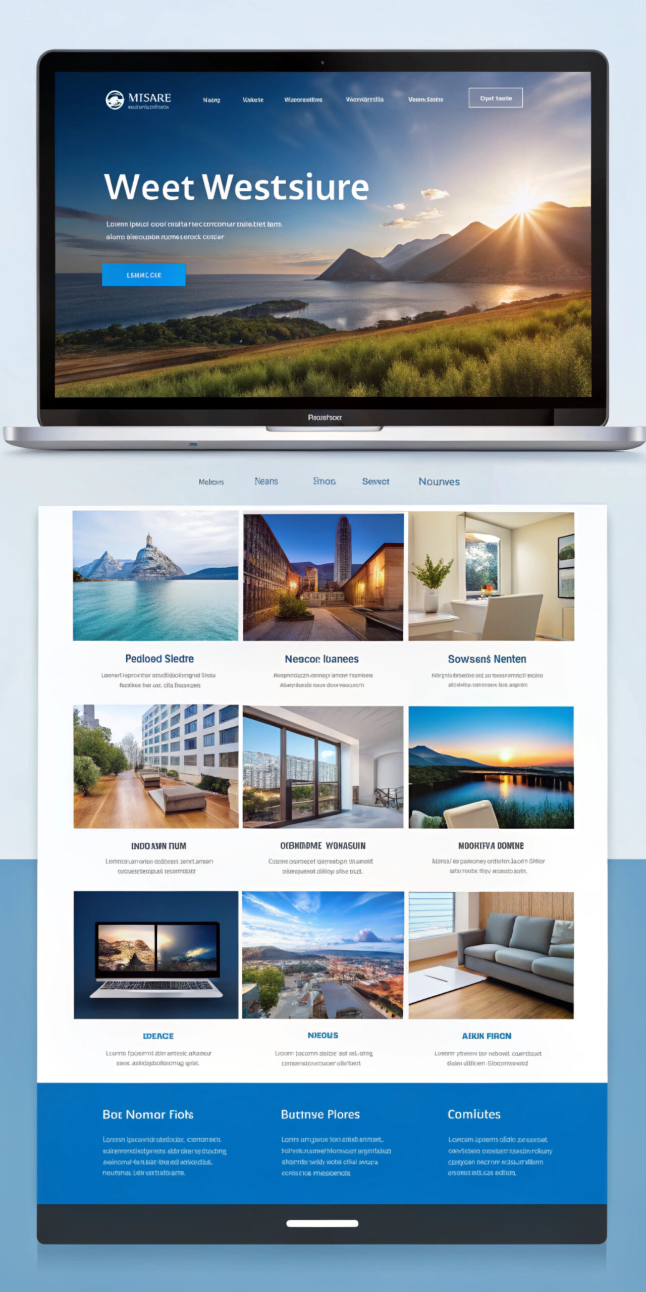 Homepage เว็บ WordPress